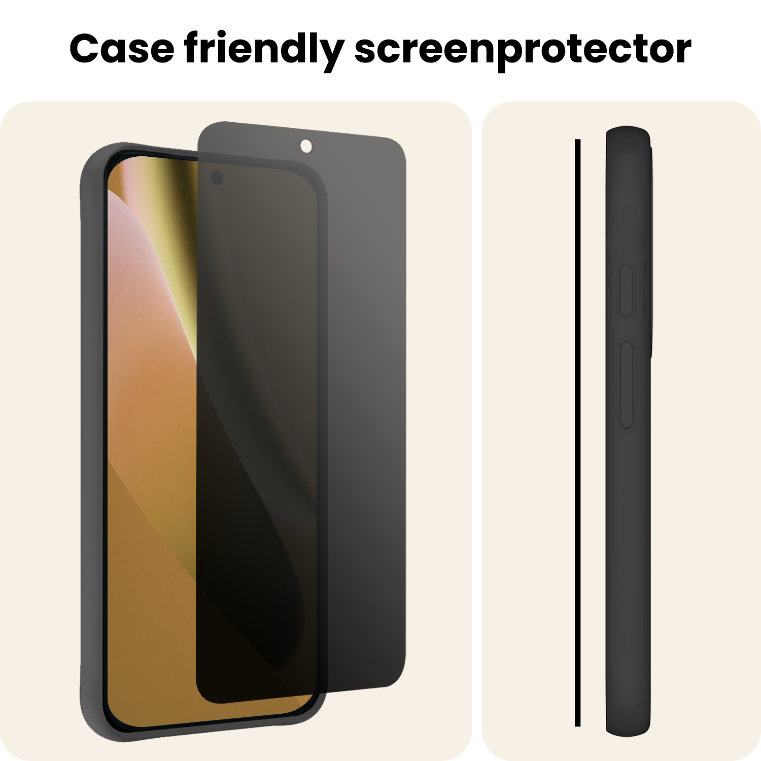 Nomfy Nomfy Google Pixel 10a Screenprotector Glas Privacy - 2 PACK