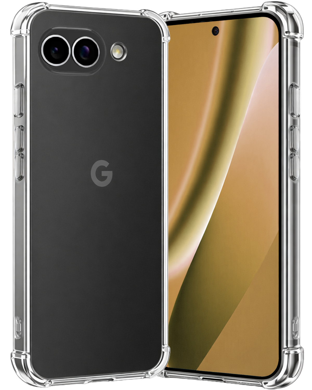 Nomfy Nomfy Google Pixel 10a Hoesje Shockproof - Transparant