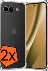 Nomfy Nomfy Google Pixel 10a Hoesje Shockproof - Transparant - 2 PACK