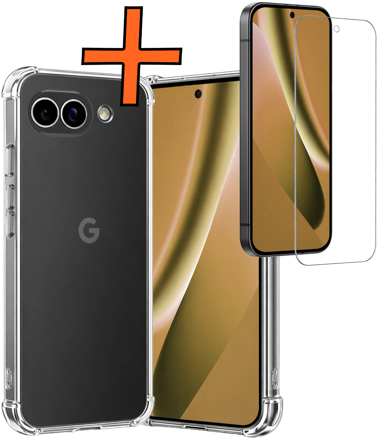 Nomfy Nomfy Google Pixel 10a Hoesje Shockproof Met Screenprotector