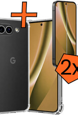 Nomfy Nomfy Google Pixel 10a Hoesje Shockproof Met 2x Screenprotector
