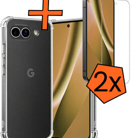 Nomfy Nomfy Google Pixel 10a Hoesje Shockproof Met 2x Screenprotector