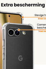 Nomfy Nomfy Google Pixel 10a Hoesje Shockproof Met 2x Screenprotector