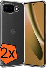 Nomfy Nomfy Google Pixel 10a Hoesje Siliconen - Transparant - 2 PACK