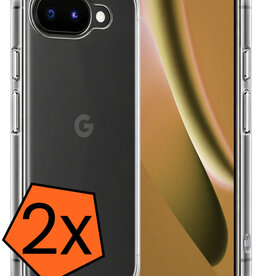 Nomfy Nomfy Google Pixel 10a Hoesje Siliconen - Transparant - 2 PACK