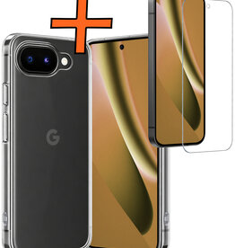 Nomfy Nomfy Google Pixel 10a Hoesje Siliconen Met Screenprotector - Transparant