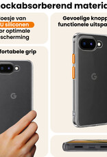 Nomfy Nomfy Google Pixel 10a Hoesje Siliconen Met Screenprotector - Transparant