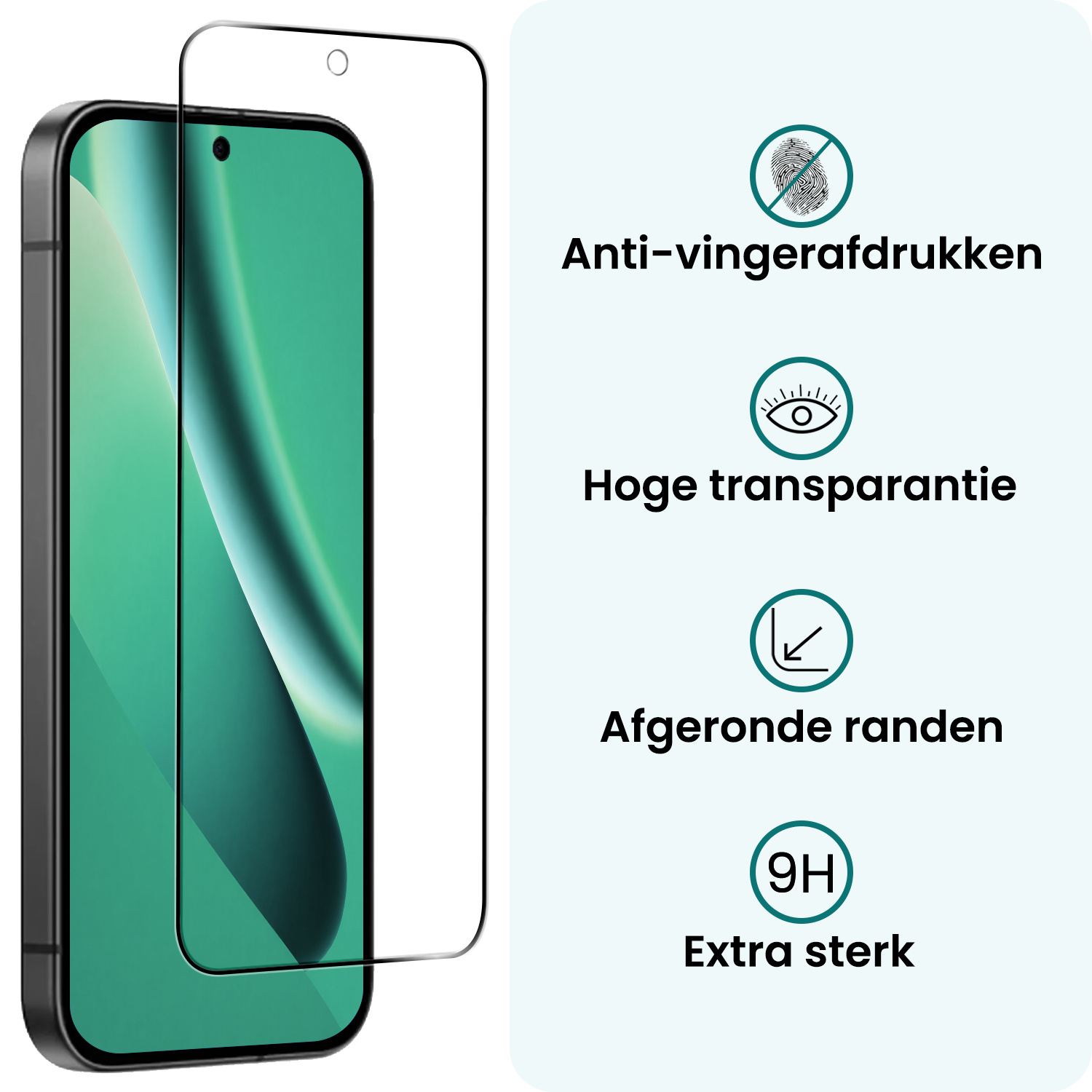 Forterra Forterra Google Pixel 10a Screenprotector Glas Full Cover