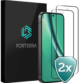 Forterra Forterra Google Pixel 10a Screenprotector Glas Full Cover - 2 PACK