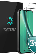Forterra Forterra Google Pixel 10a Screenprotector Glas Full Cover - 3 PACK