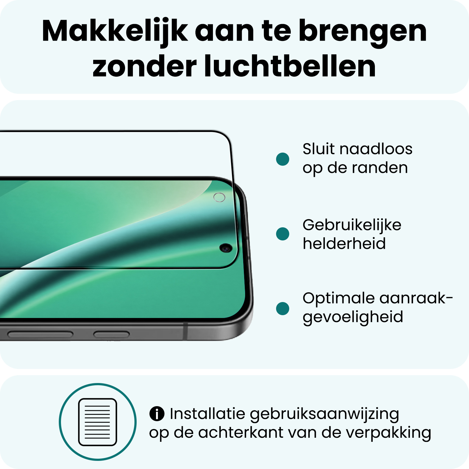 Forterra Forterra Google Pixel 10a Screenprotector Glas Full Cover - 3 PACK