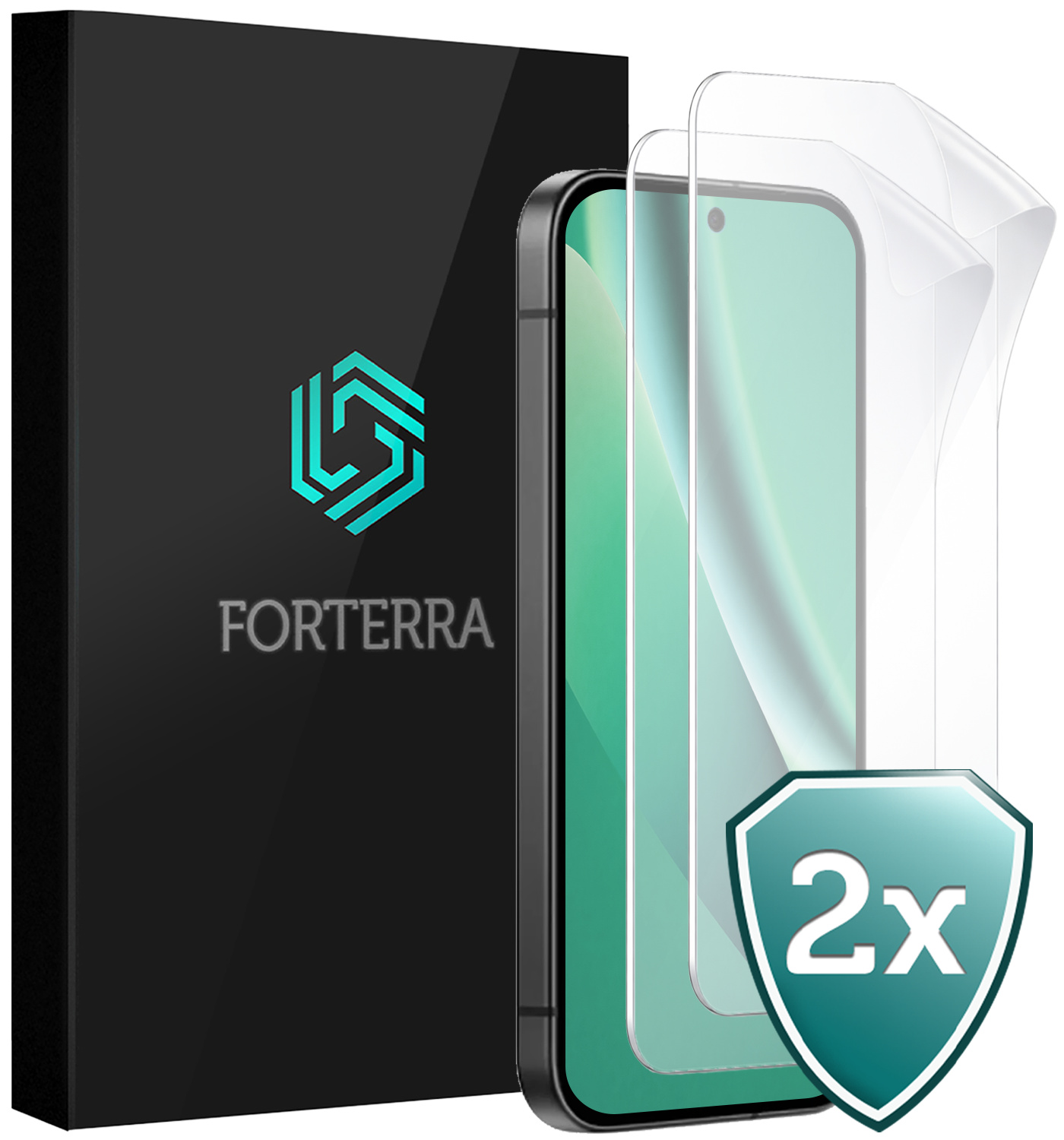 Forterra Forterra Google Pixel 10a Schermfolie - 2 PACK