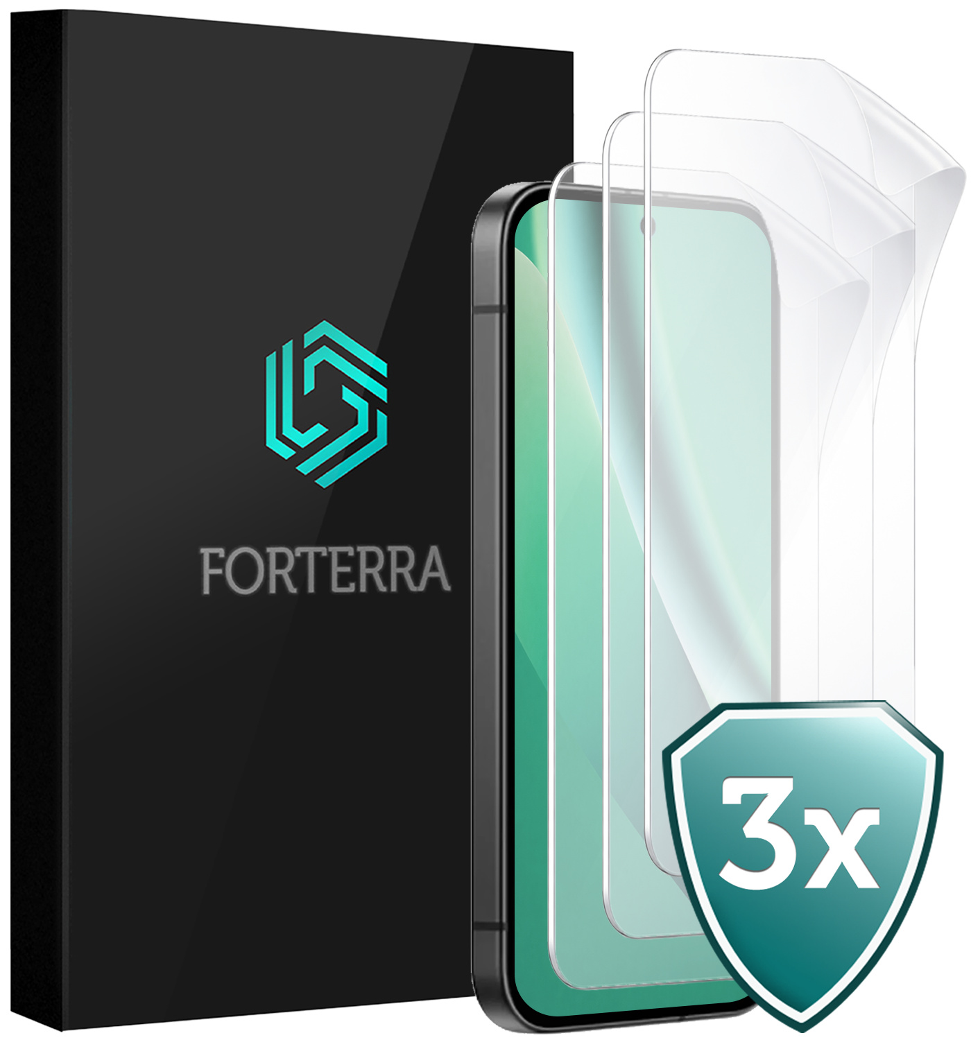 Forterra Forterra Google Pixel 10a Schermfolie - 3 PACK