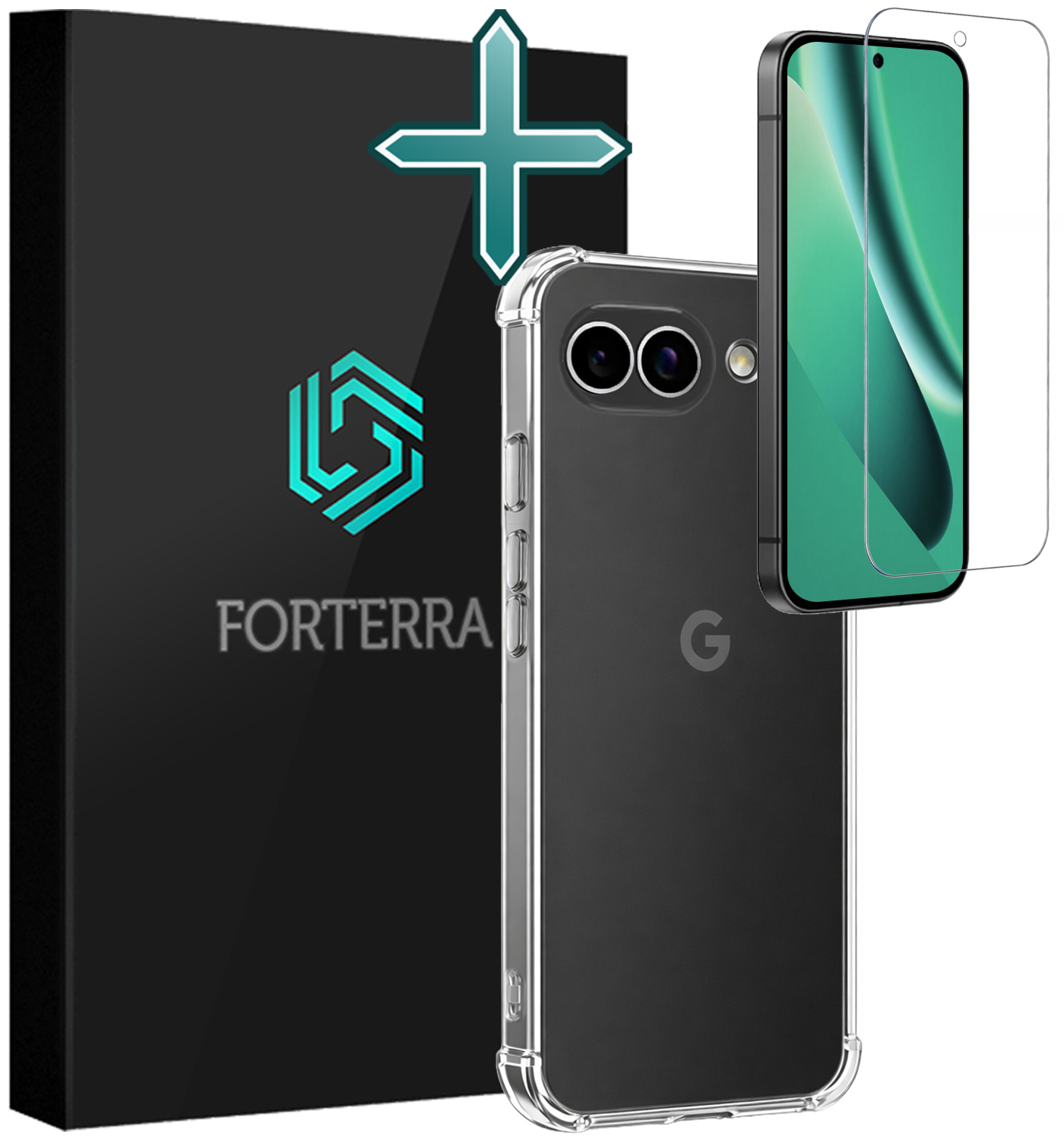 Forterra Forterra Google Pixel 10a Hoesje Shockproof Met Screenprotector