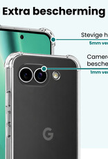 Forterra Forterra Google Pixel 10a Hoesje Shockproof Met 2x Screenprotector
