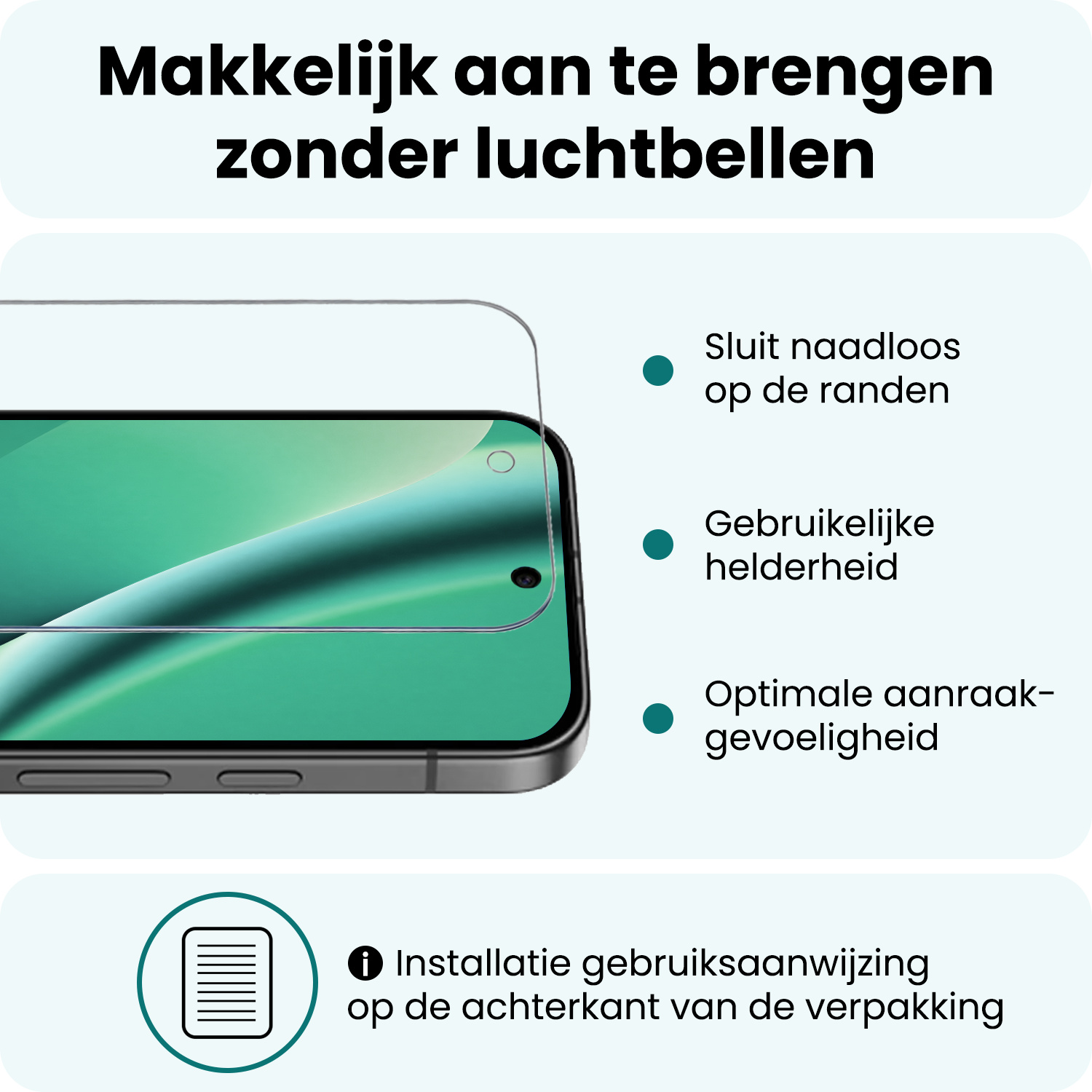 Forterra Forterra Google Pixel 10a Hoesje Siliconen Met Screenprotector - Transparant