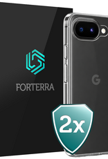 Forterra Forterra Google Pixel 10a Hoesje Siliconen - Transparant - 2 PACK