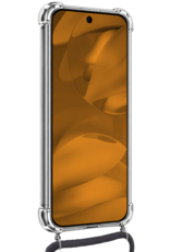 Nomfy Nomfy Google Pixel 9a Hoesje Transparant Shockproof Met Zwart Koord