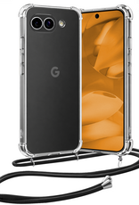 Nomfy Nomfy Google Pixel 9a Hoesje Transparant Shockproof Met Zwart Koord