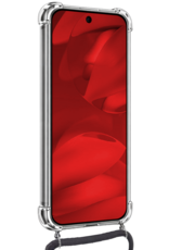 NoXx NoXx Google Pixel 9a Hoesje Transparant Shockproof Met Zwart Koord