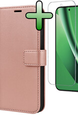 BASEY. BASEY. Google Pixel 10a Hoesje Bookcase Met Screenprotector - Rose Goud