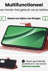 BASEY. BASEY. Google Pixel 10a Hoesje Bookcase Met 2x Screenprotector - Rose Goud