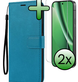 BASEY. BASEY. Google Pixel 10a Hoesje Bookcase Met 2x Screenprotector - Turquoise