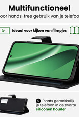 BASEY. BASEY. Google Pixel 10a Hoesje Bookcase Met 2x Screenprotector - Zwart