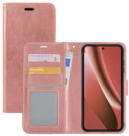 NoXx NoXx Google Pixel 10a Hoesje Bookcase - Rose Goud