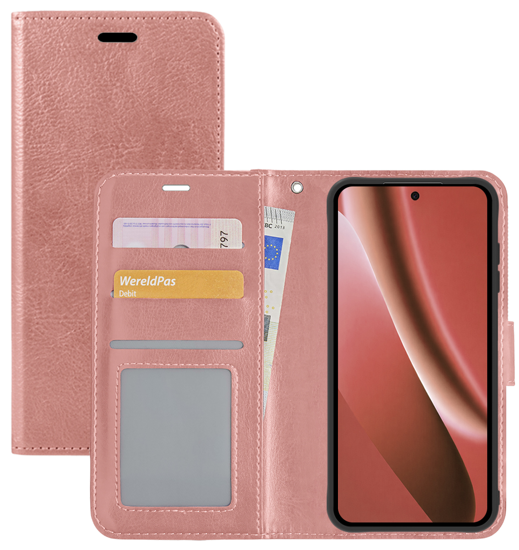 NoXx NoXx Google Pixel 10a Hoesje Bookcase - Rose Goud