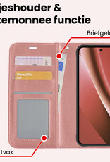 NoXx NoXx Google Pixel 10a Hoesje Bookcase - Rose Goud