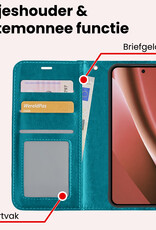 NoXx NoXx Google Pixel 10a Hoesje Bookcase - Turquoise