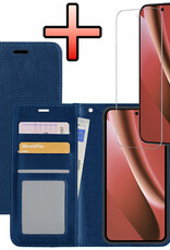 NoXx NoXx Google Pixel 10a Hoesje Bookcase Met Screenprotector - Donkerblauw