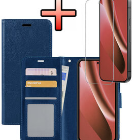 NoXx NoXx Google Pixel 10a Hoesje Bookcase Met Screenprotector - Donkerblauw