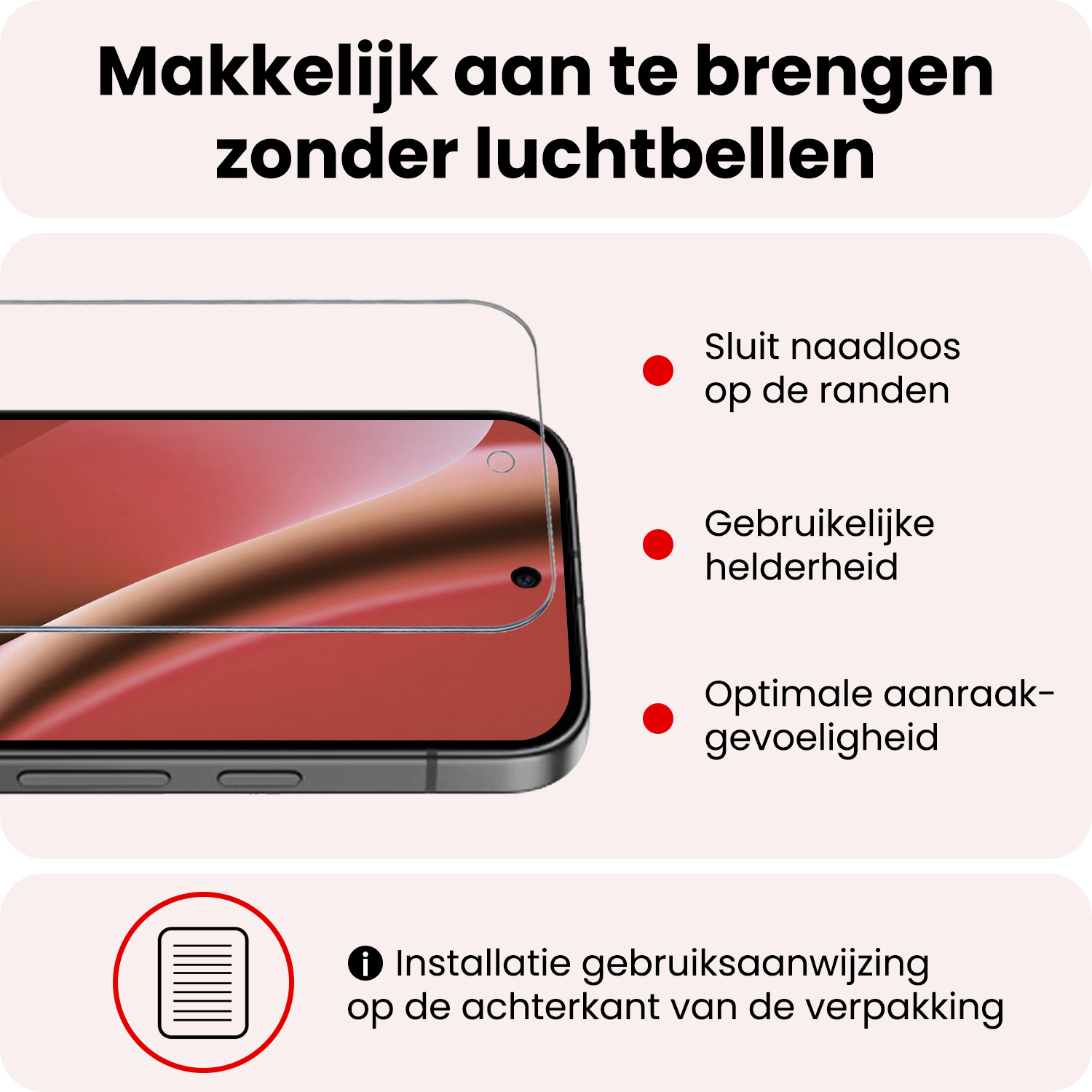 NoXx NoXx Google Pixel 10a Hoesje Bookcase Met Screenprotector - Donkerblauw