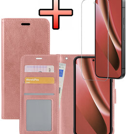 NoXx NoXx Google Pixel 10a Hoesje Bookcase Met Screenprotector - Rose Goud