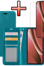 NoXx NoXx Google Pixel 10a Hoesje Bookcase Met Screenprotector - Turquoise