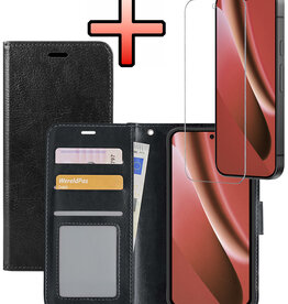 NoXx NoXx Google Pixel 10a Hoesje Bookcase Met Screenprotector - Zwart