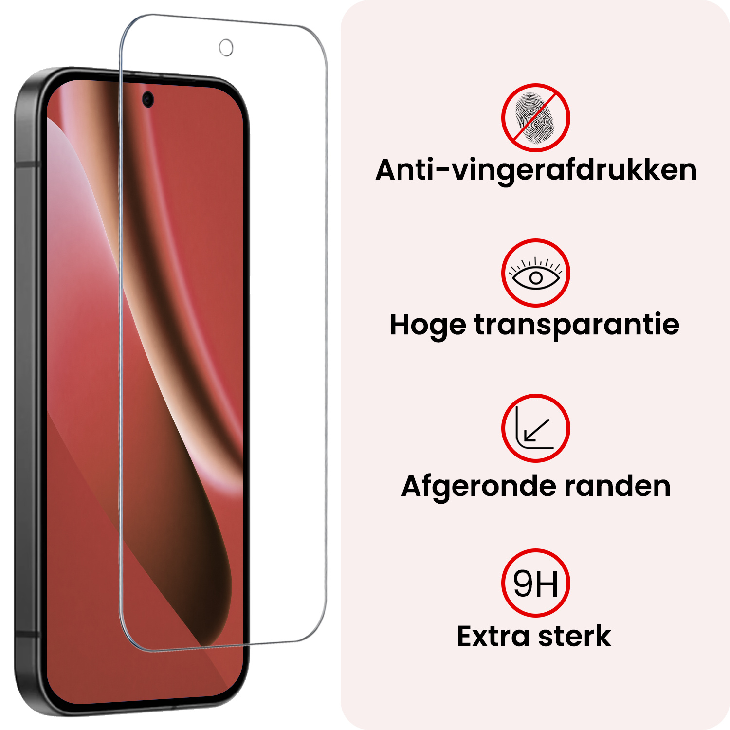 NoXx NoXx Google Pixel 10a Hoesje Bookcase Met 2x Screenprotector - Donkerblauw