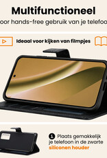 Nomfy Nomfy Google Pixel 10a Hoesje Bookcase Met Screenprotector - Zwart