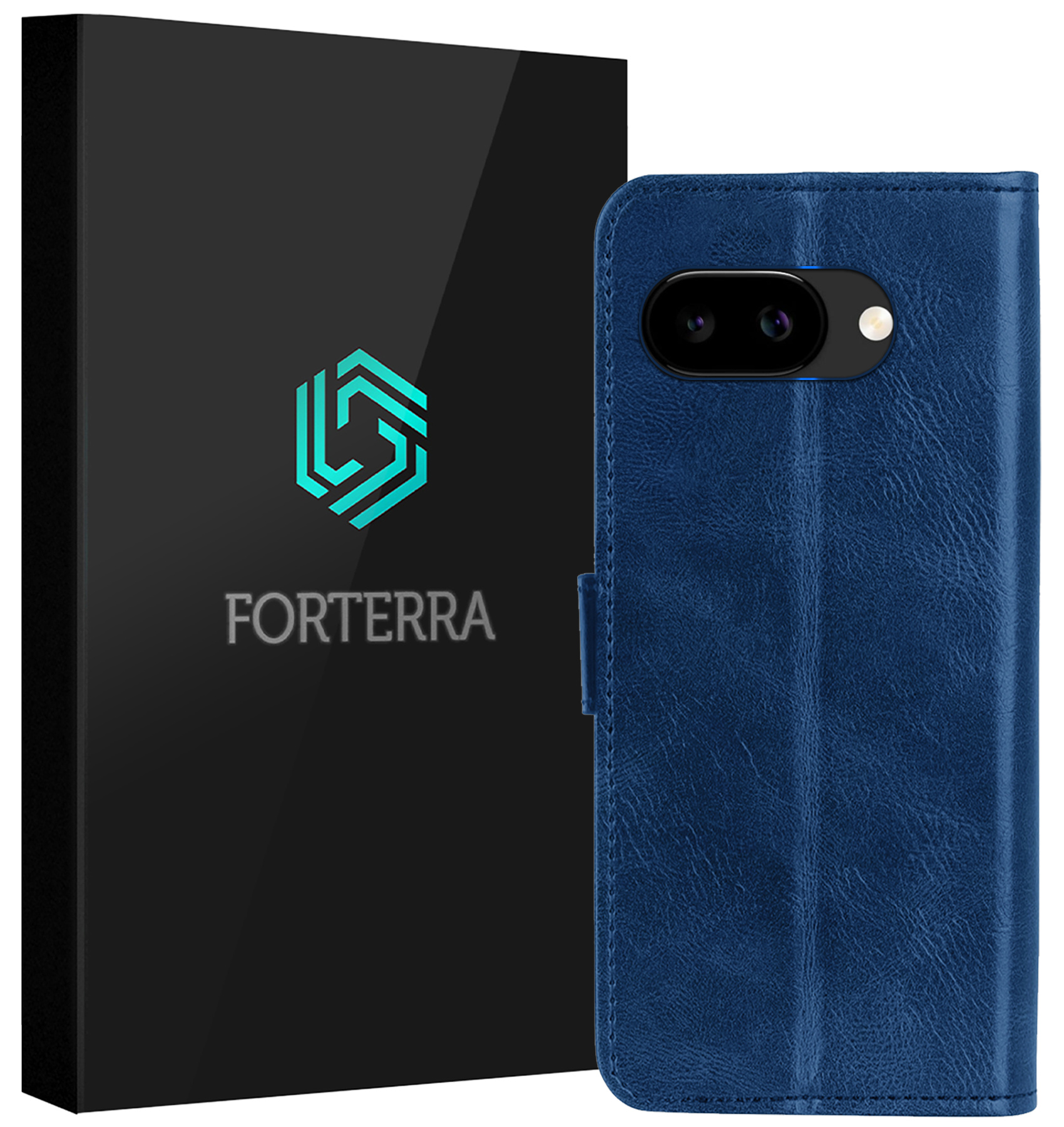 Forterra Forterra Google Pixel 10a Hoesje Bookcase - Donkerblauw