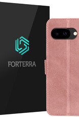 Forterra Forterra Google Pixel 10a Hoesje Bookcase - Rose Goud