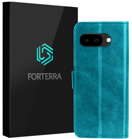 Forterra Forterra Google Pixel 10a Hoesje Bookcase - Turquoise