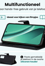 Forterra Forterra Google Pixel 10a Hoesje Bookcase Met Screenprotector - Zwart