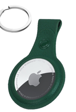 BASEY. BASEY. AirTag 2 Hoesje Leer - Donkergroen