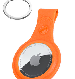 BASEY. BASEY. AirTag 2 Hoesje Leer - Oranje