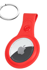 BASEY. BASEY. AirTag 2 Hoesje Leer - Rood