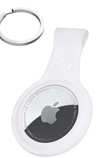 BASEY. BASEY. AirTag 2 Hoesje Leer - Wit