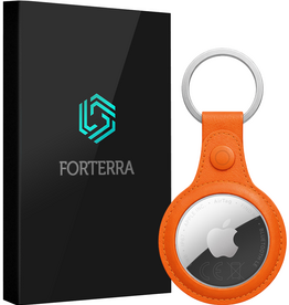 Forterra Forterra AirTag 2 Hoesje Leer - Oranje