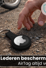 Forterra Forterra AirTag 2 Hoesje Leer - Zwart